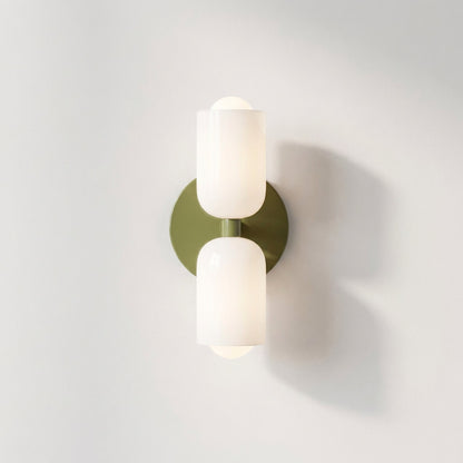 Dual-Direction Wall Sconce with Matte Finish for Modern Interiors – E27 LED Compatible, Up & Down Light