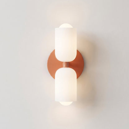 Dual-Direction Wall Sconce with Matte Finish for Modern Interiors – E27 LED Compatible, Up & Down Light