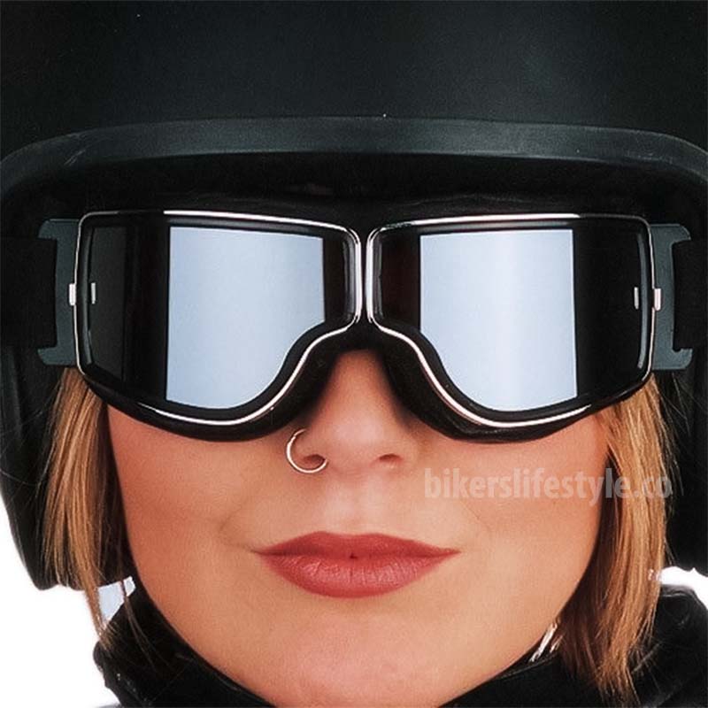 Motorcycle Goggles Fit Over Prescription Glasses Anti-Fog UV Protection Riding Eyewear for Bikers Cyclists Outdoor Sports Adjustable Strap H