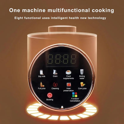 Plant-Based Milk Maker Machine – Automated Blending System for Almond, Oat & Soy – 12-Blade Steel Grinder, Self-Clean, Timer & 8 Programs