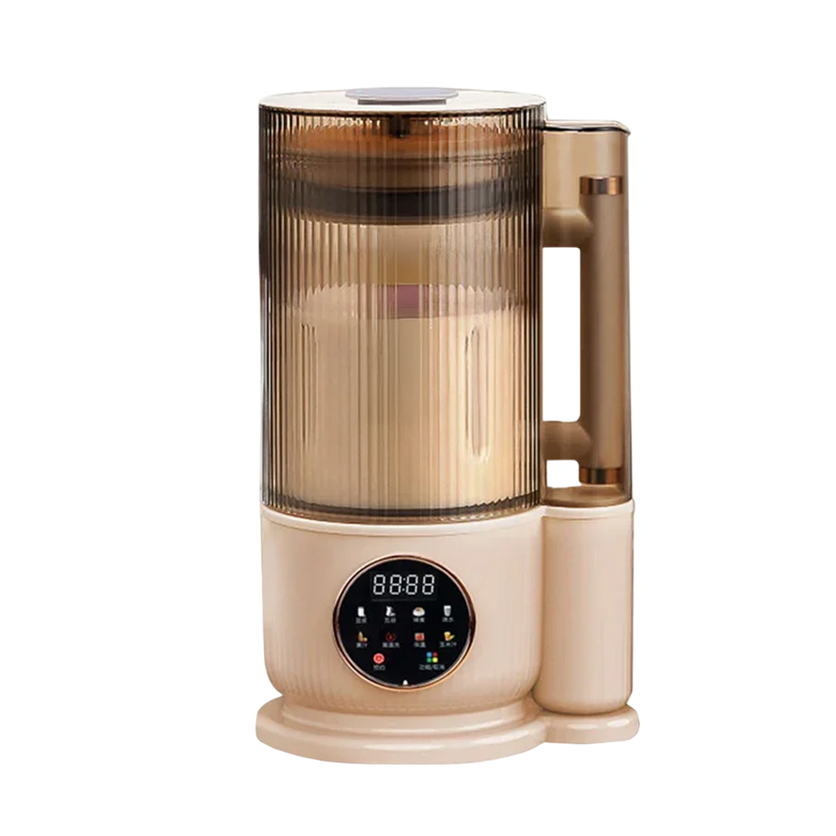 Plant-Based Milk Maker Machine – Automated Blending System for Almond, Oat & Soy – 12-Blade Steel Grinder, Self-Clean, Timer & 8 Programs