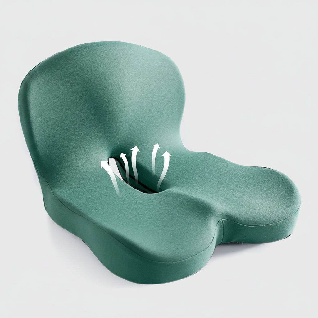 Comfort Cushion | Memory Foam Seat Cushion with Ergonomic Design | Posture Support for All-Day Comfort