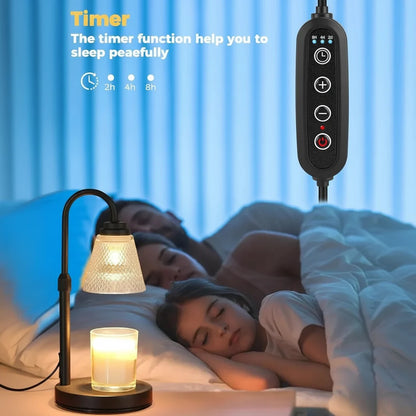 WAXTIMER – Lámpara calentadora de velas con temporizador para un ambiente sin llama