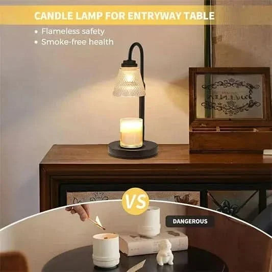 WAXTIMER – Lámpara calentadora de velas con temporizador para un ambiente sin llama