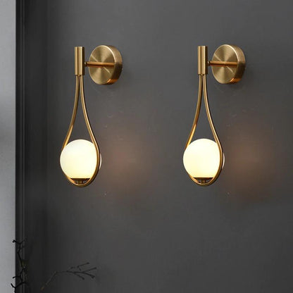Metal Wall Sconce Minimalist Lamp Gold Black Silver Finish Hardwired Fixture Bedroom Hallway Living Room Dining Room Sconce