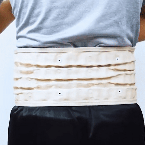 Lumbar Traction Brace for Lower Back Pain Relief – Inflatable Spinal Decompression Device for Men & Women