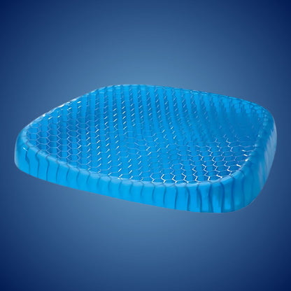 Comfort Gel | Cojín de asiento con diseño ergonómico y alivio para el coxis | Soporte ligero para mayor comodidad