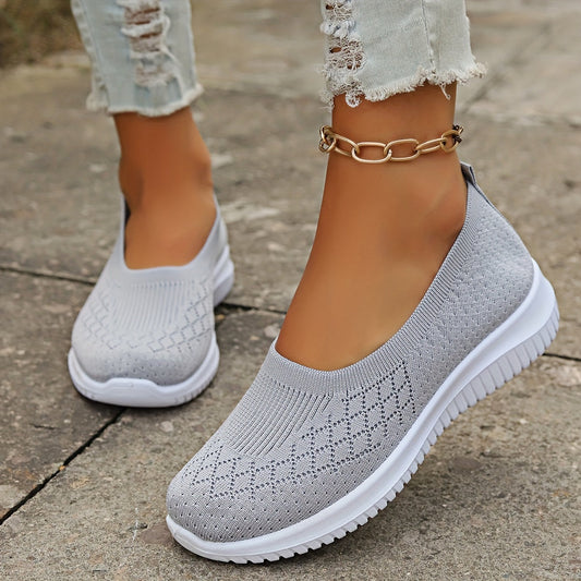Pantuflas de recuperación acolchadas para mujer con soporte para el arco – Zapatillas de casa transpirables sin cordones para pies anchos y uso diario