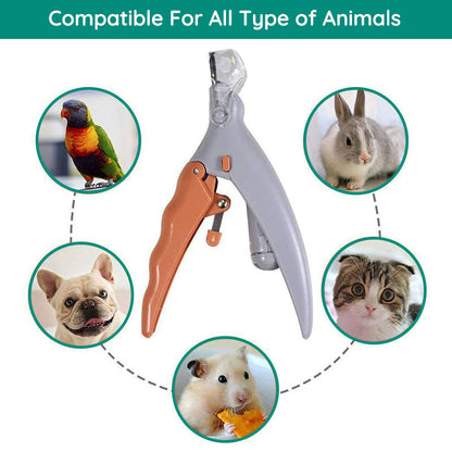 LED Pet Nail Clippers with Safety Guard for Dogs & Cats – Illuminated Trimmer for Small to Large Breeds