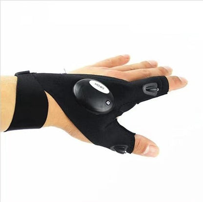 Hands-Free LED Work Glove with Fingertip Light for Repairs, Fishing & Night Tasks – Left or Right Hand