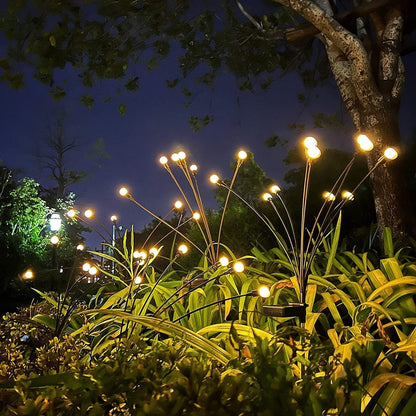 Solar-Powered Garden Stake Lights with Firefly LED Effect – IP65 Weather-Resistant Decorative Pathway Lighting for Yards, Flower Beds &