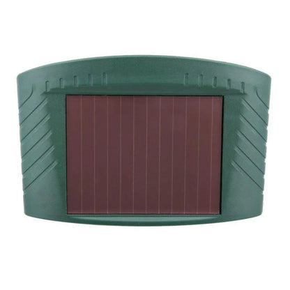 Motion-Activated Animal Deterrent with Solar Panel for Yard Protection | Ultrasonic Pest Control Device for Deer Dogs Raccoons