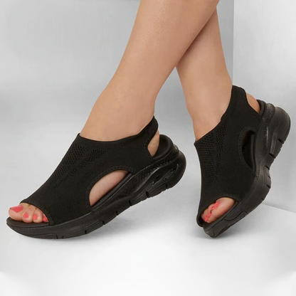 Women's Arch Support Slip-On Athletic Sandals with Cushioned Footbed for All-Day Comfort