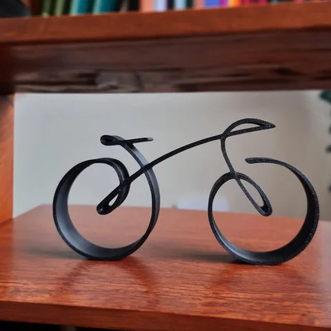 Metal Bicycle Sculpture Wall Art – Modern Wire Frame Bike Decor for Home, Office & Cycling Enthusiasts