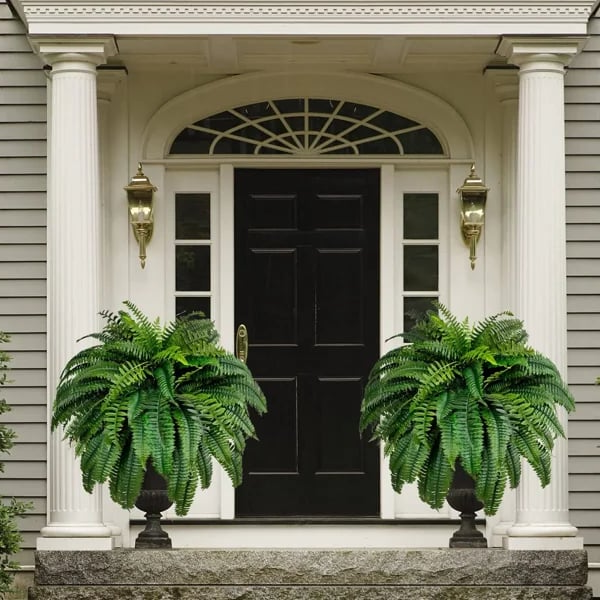 Artificial Boston Fern for Outdoor Use – UV-Resistant Patio Decoration
