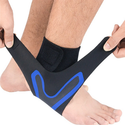 Tobillera de compresión ajustable con soporte envolvente para fascitis plantar, esguinces y tendinitis