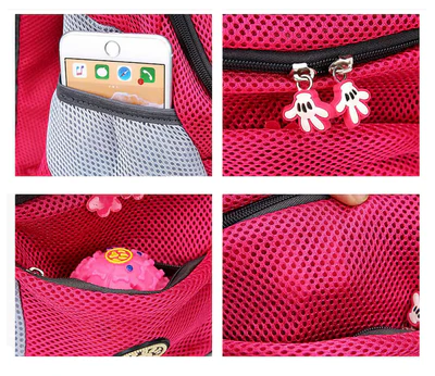 Mochila transportadora para perros para caminar, hacer senderismo y ciclismo: bolsa de viaje ventilada para mascotas con clip de seguridad y correas acolchadas: ajuste regulable para