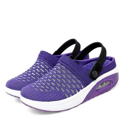 Cushioned Air-Sole Sneakers for Plantar Fasciitis Relief Women's Lightweight Posture-Correcting Athletic Shoes