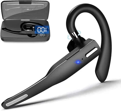 Over-Ear Bluetooth Earpiece for Phone Calls | Wireless Headset with Mic | Dual-Phone Pairing | 33-Foot Range | 25-Hour Talk Time | Work-from