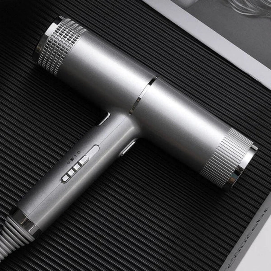 1100W Lightweight Blow Dryer with Ionic Technology for Smooth Styling, Compact Travel Design, Fast Airflow, Anti-Frizz Performance