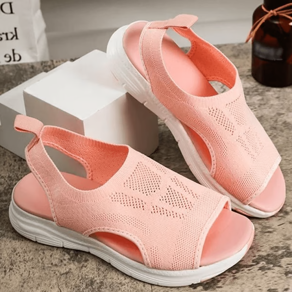 Women's Arch Support Slip-On Athletic Sandals with Cushioned Footbed for All-Day Comfort
