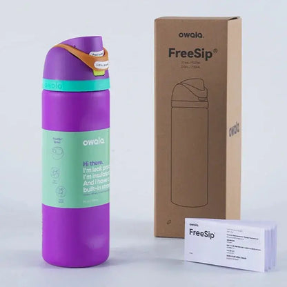 Insulated Stainless Steel Water Bottle 24 oz with Dual-Sip Spout for Gym, Hiking & Daily Hydration