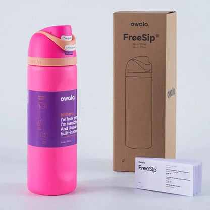 Insulated Stainless Steel Water Bottle 24 oz with Dual-Sip Spout for Gym, Hiking & Daily Hydration