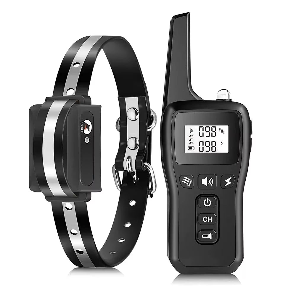 Remote Dog Training Collar with 3 Correction Modes, 3280 ft Range, Waterproof Rechargeable E-Collar for Small to Large Dogs 4-120 lbs