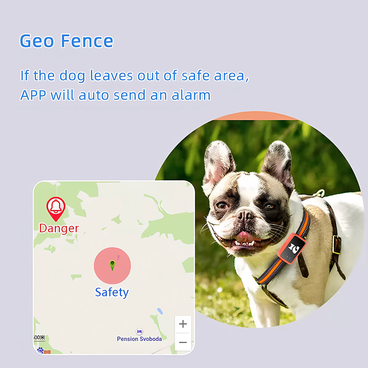 Real-Time Cat & Dog Location Monitor with Geo-Fence Alerts – Lightweight Wearable Pet Finder for Indoor & Outdoor Safety