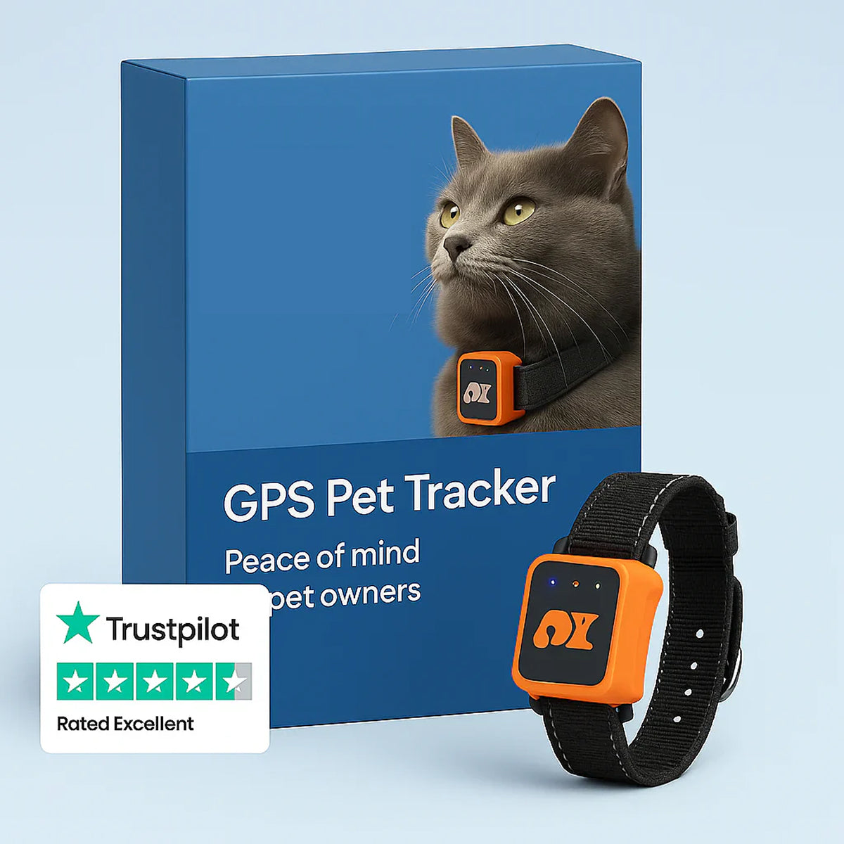 Real-Time Cat & Dog Location Monitor with Geo-Fence Alerts – Lightweight Wearable Pet Finder for Indoor & Outdoor Safety
