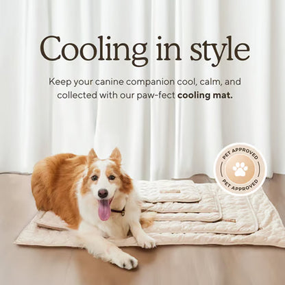Self-Cooling Dog Mat | Gel-Free Heat Relief Pad for Summer | Machine Washable | 6 Sizes for Small to Large Dogs
