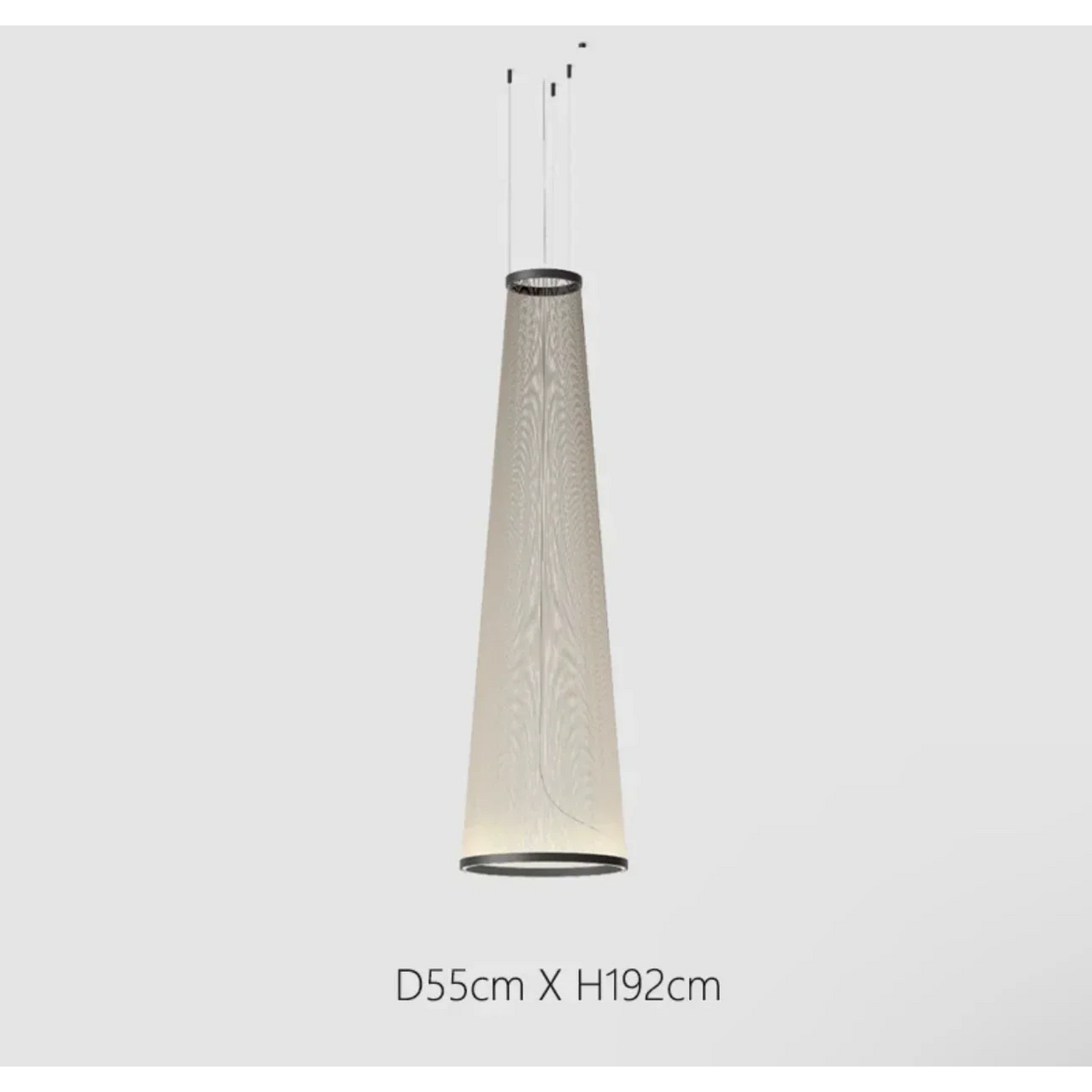 Clustered Drop Lights with Fabric Shades for Kitchen Islands & Dining Tables – Adjustable Cable Heights, Integrated LED, Warm or Cool White