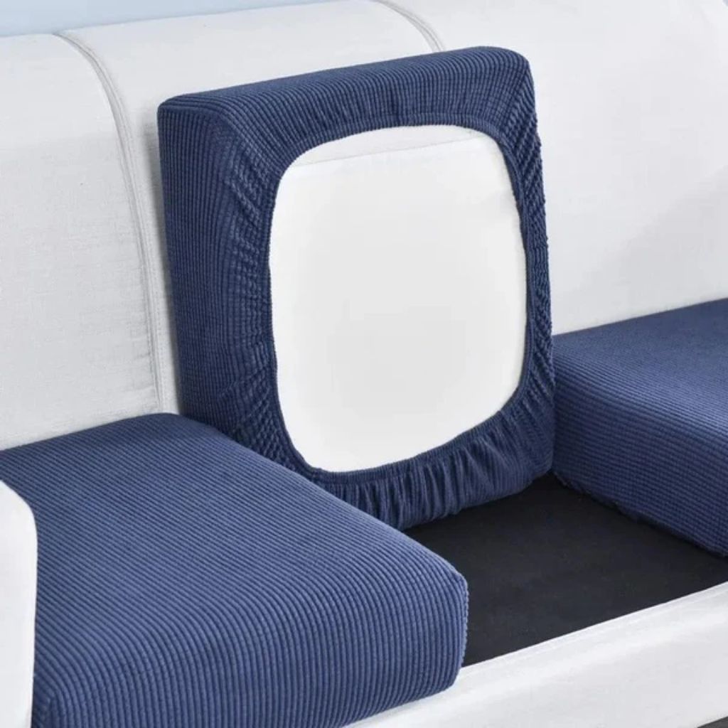 Stretchable Couch Slipcover for Pets – Machine Washable Furniture Protector for Living Room Sofas, Armchairs & Sectionals – 1-4 Seat