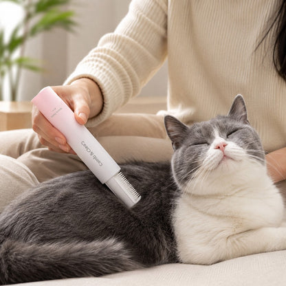 Ortekor Self-Cleaning Pet Grooming Comb for Dogs & Cats - Shedding & Hair Removal Brush