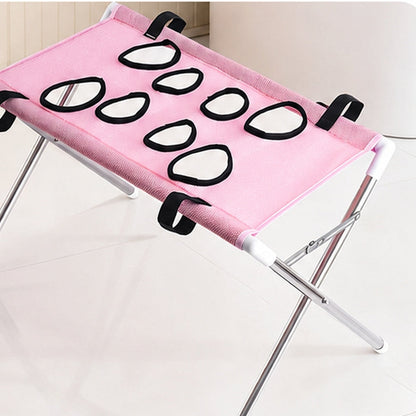 Ortekor Foldable Pet Grooming Stand for Cats & Small Dogs - Bathing & Nail Trimming Support for Less Squirming