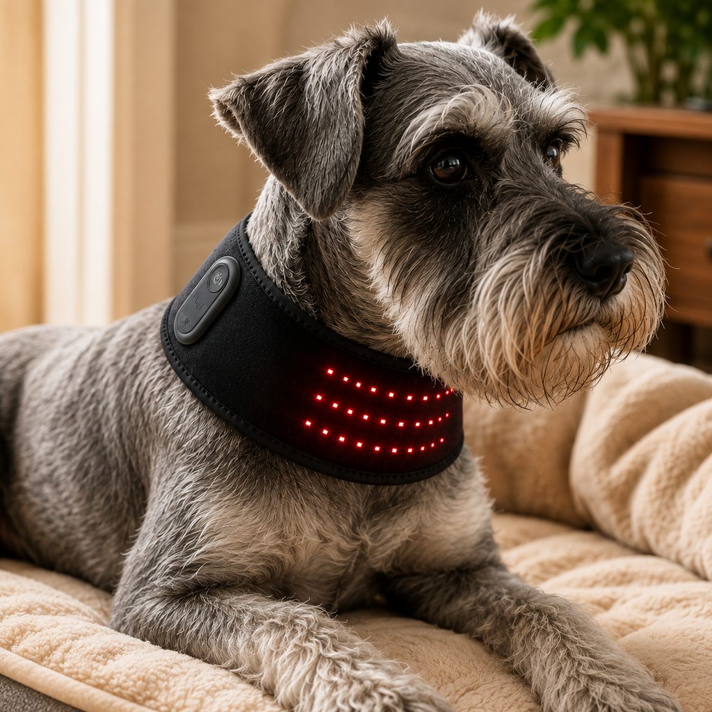 Ortekor Pet Red Light Therapy Belt for Dogs & Cats Neck, Waist & Abdomen Comfort Wrap