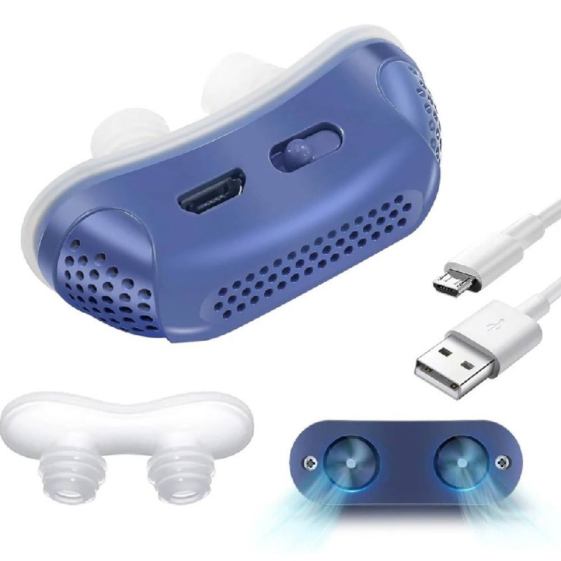 Compact Snore Stopping Device, Rechargeable Nasal Aid - Ortekor