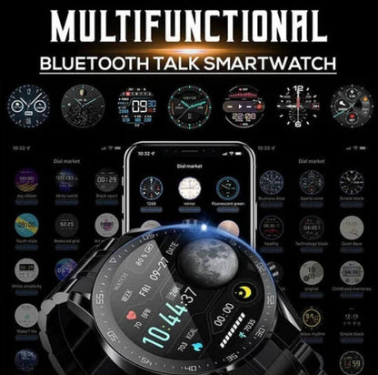 Reloj inteligente prémium de fitness con monitor de ritmo cardíaco