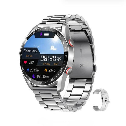 Reloj inteligente prémium de fitness con monitor de ritmo cardíaco