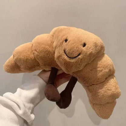 Almohada suave con forma de bollo, de peluche de 33 cm para abrazar