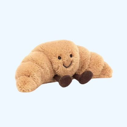 Almohada suave con forma de bollo, de peluche de 33 cm para abrazar