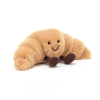 Almohada suave con forma de bollo, de peluche de 33 cm para abrazar