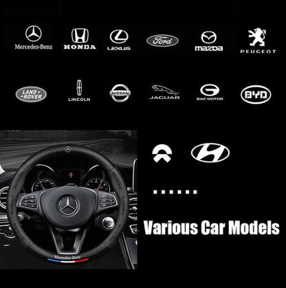 Funda de cuero premium para volante
