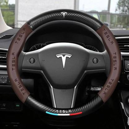 Funda de cuero premium para volante