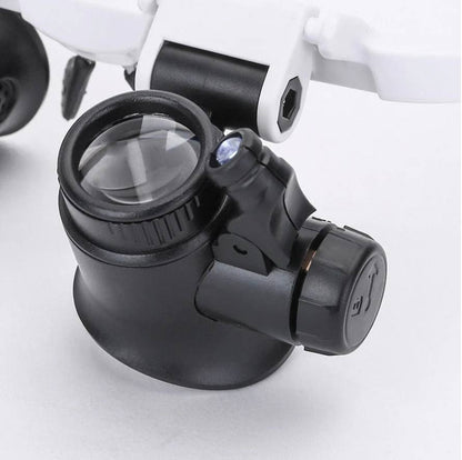 Lupa LED versátil con lentes intercambiables 3X