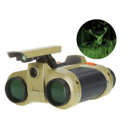 Divertidos binoculares de visión nocturna para niños para aventuras al aire libre