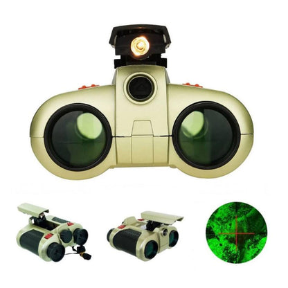 Divertidos binoculares de visión nocturna para niños para aventuras al aire libre