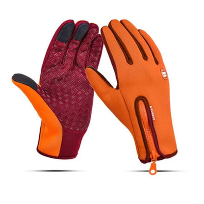 Guantes de nieve cálidos y aislantes con calor recargable