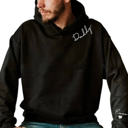 Sudadera personalizable con nombre en la manga