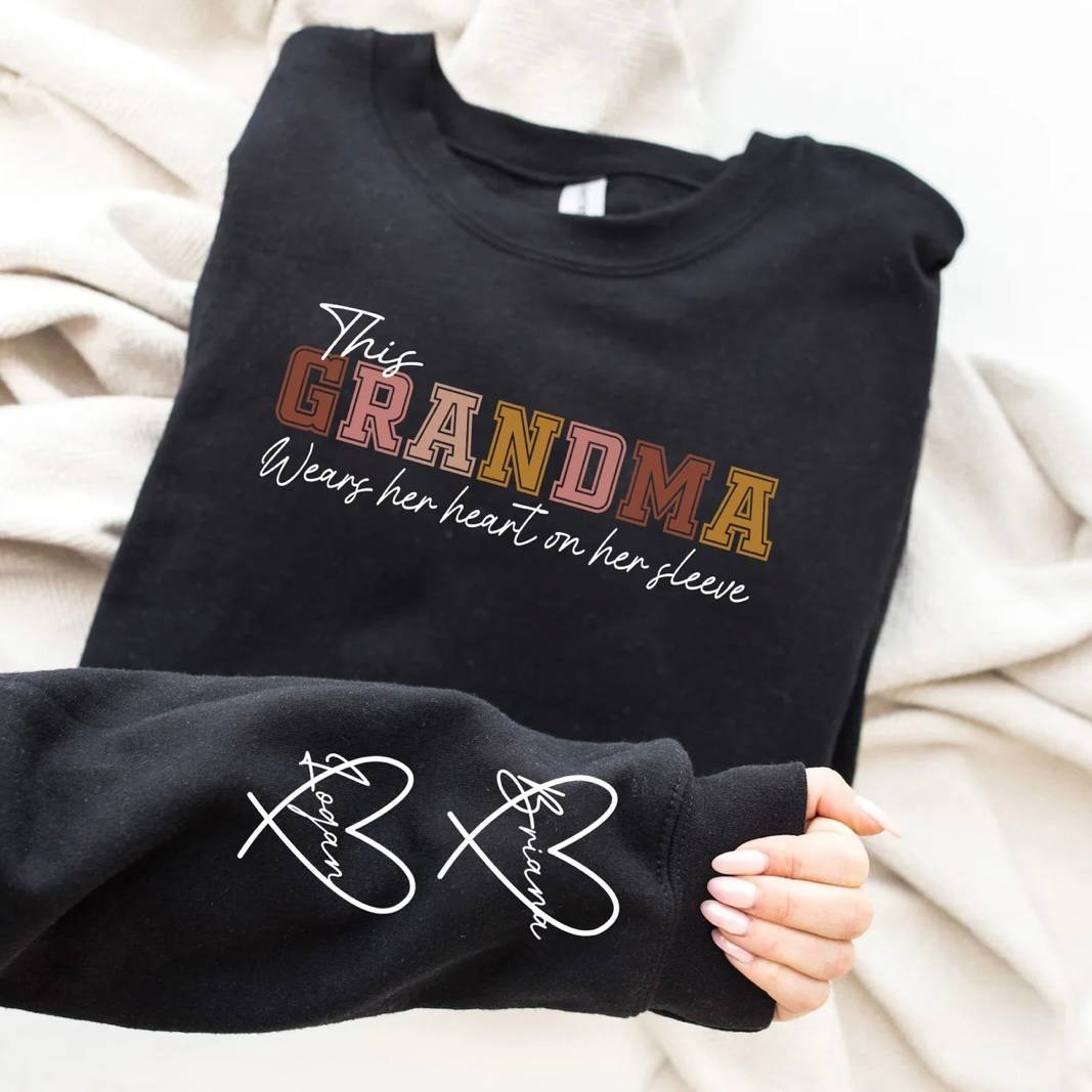 Sudadera con capucha estampada con foto familiar personalizable